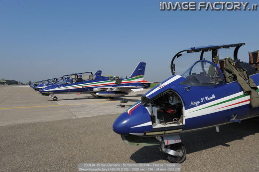 2009-04-15 San Damiano - 50 Stormo 200 PAN - Frecce Tricolori